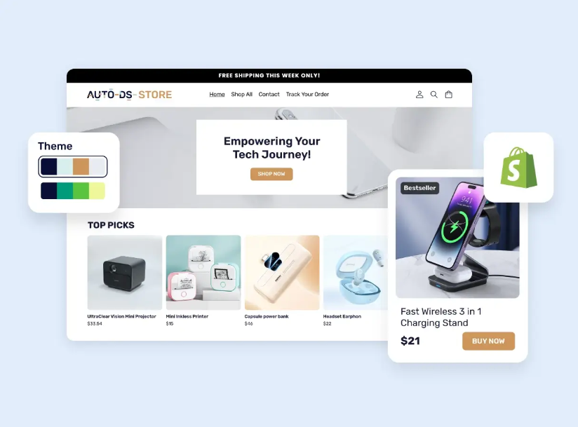 AutoDS Shopify Building Store