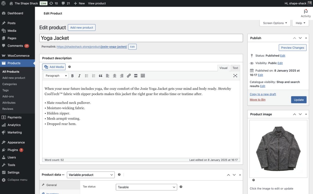 WooCommerce listings for WordPress dropshipping