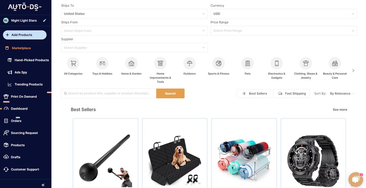 AutoDS Streamlines dropshipping on Shopify And Etsy