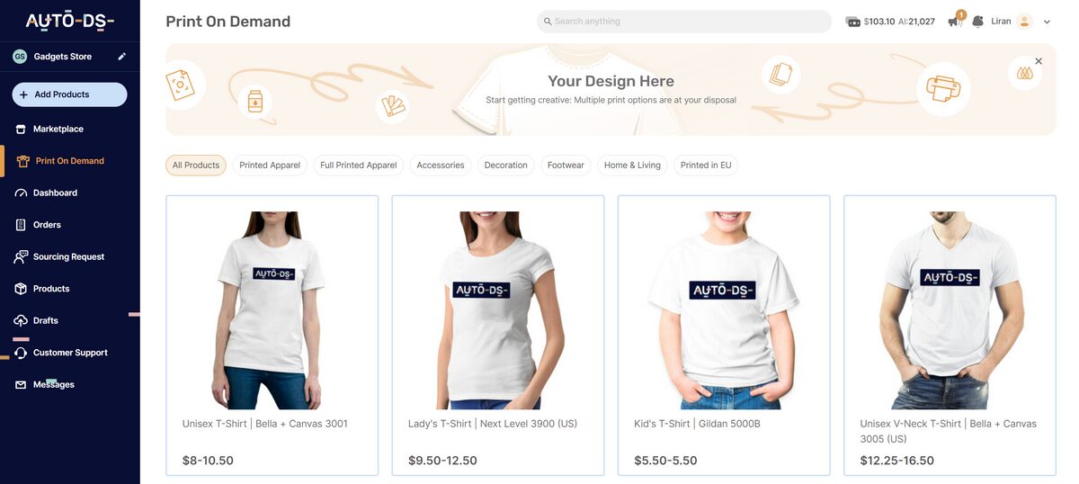 How To Sell Online WIth AutoDS Print On Demand