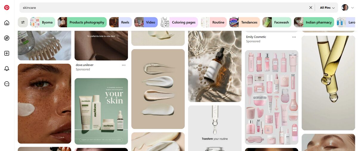 pinterest health and beauty niche for selling online