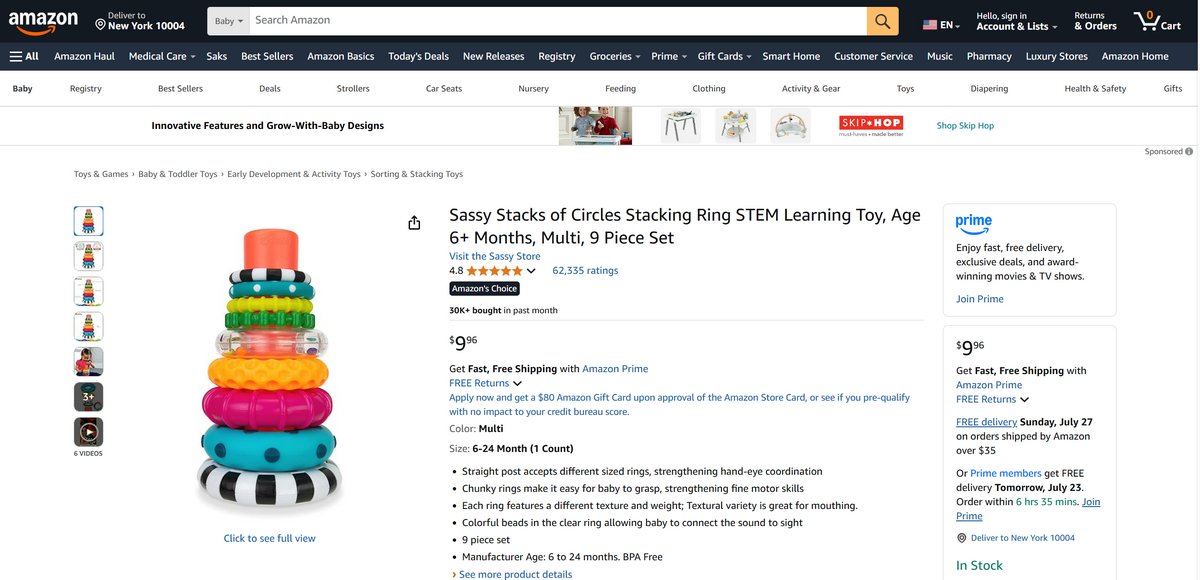 Amazon kids toys for online selling