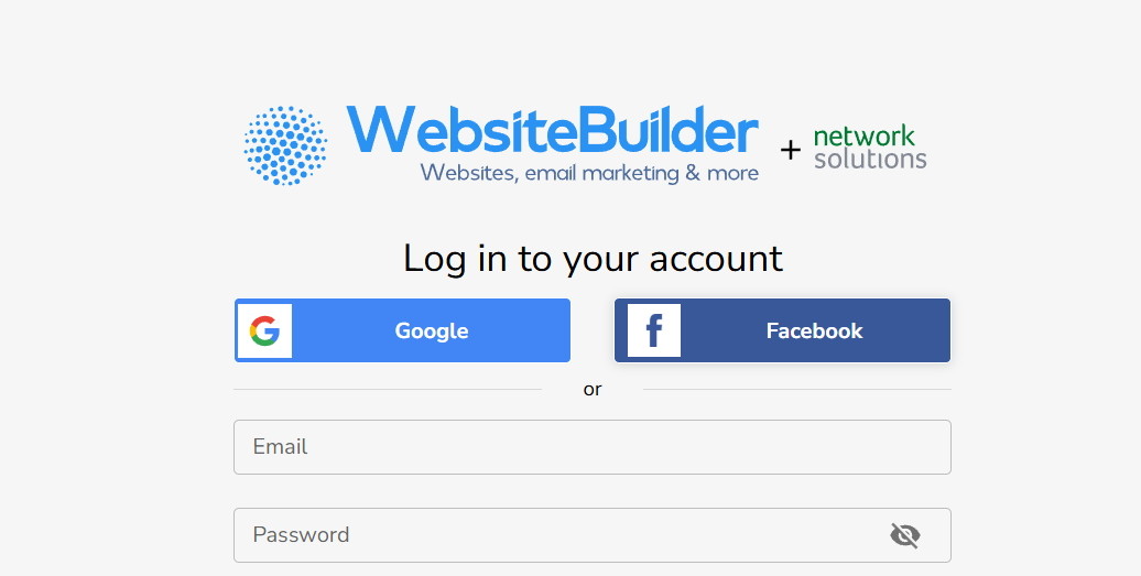 Website builder create your store in a few time