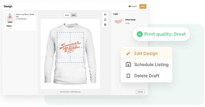Print on Demand AI Design Assistant by AutoDS