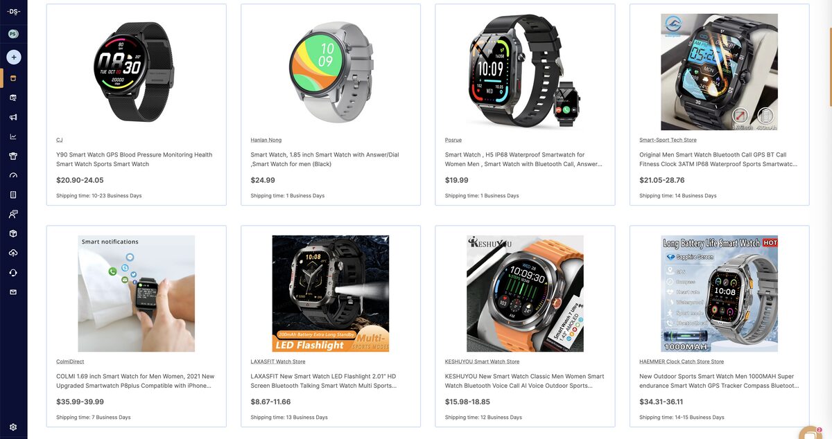 Smart watch from AutoDS marketplace for dropshipping in Q3 2025