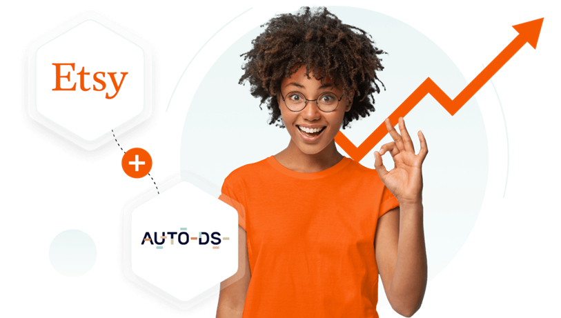AutoDS automation tool for searching products on Etsy