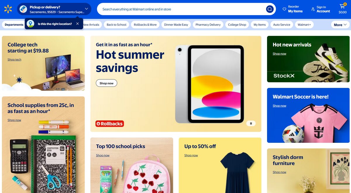 Walmart is one of the best furniture suppliers