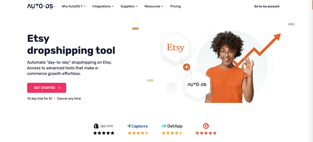 AutoDS for Etsy dropshipping