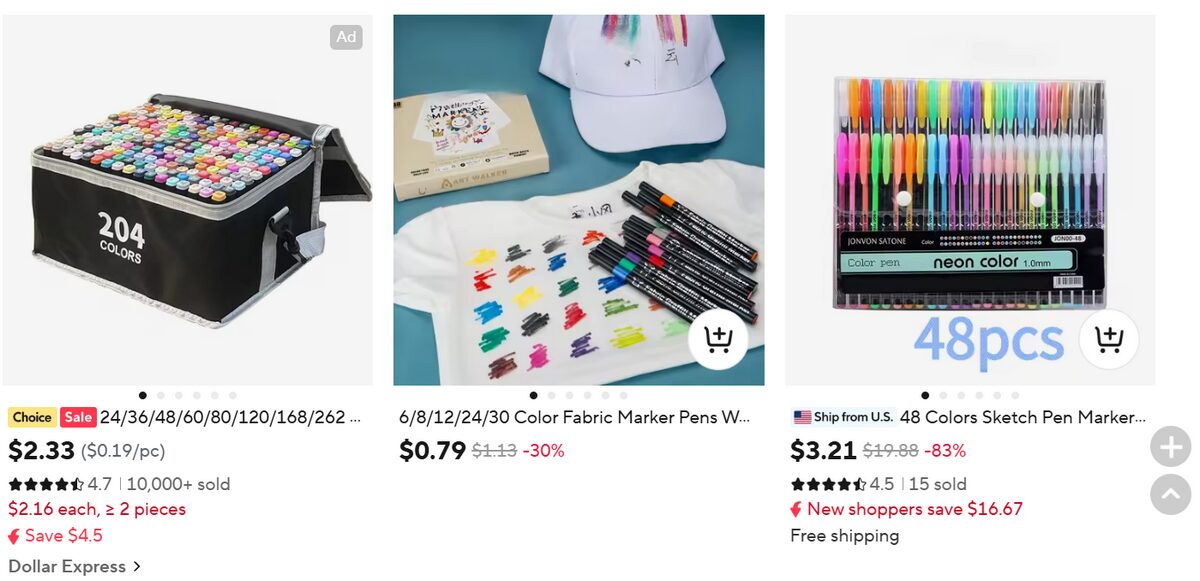 Color marker sets and kits for school Aliexpress