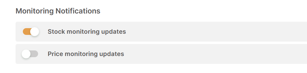 AutoDS Stock Monitoring Notifications