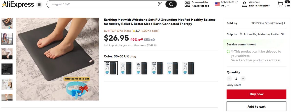 Earthing Mat best items to dropship in September 2025 from Aliexpress