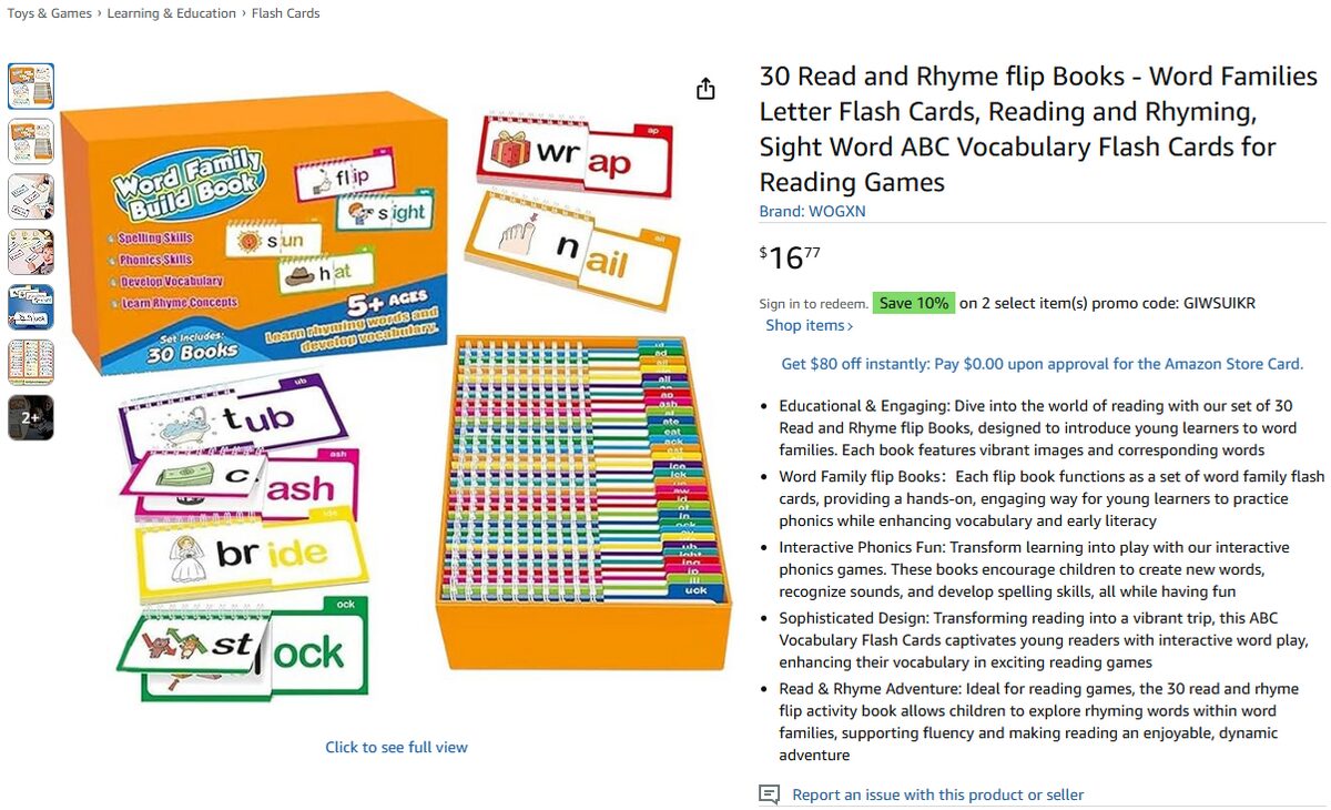 30 Read and Rhyme Flip Books best items to dropship in September 2025 from Amazon