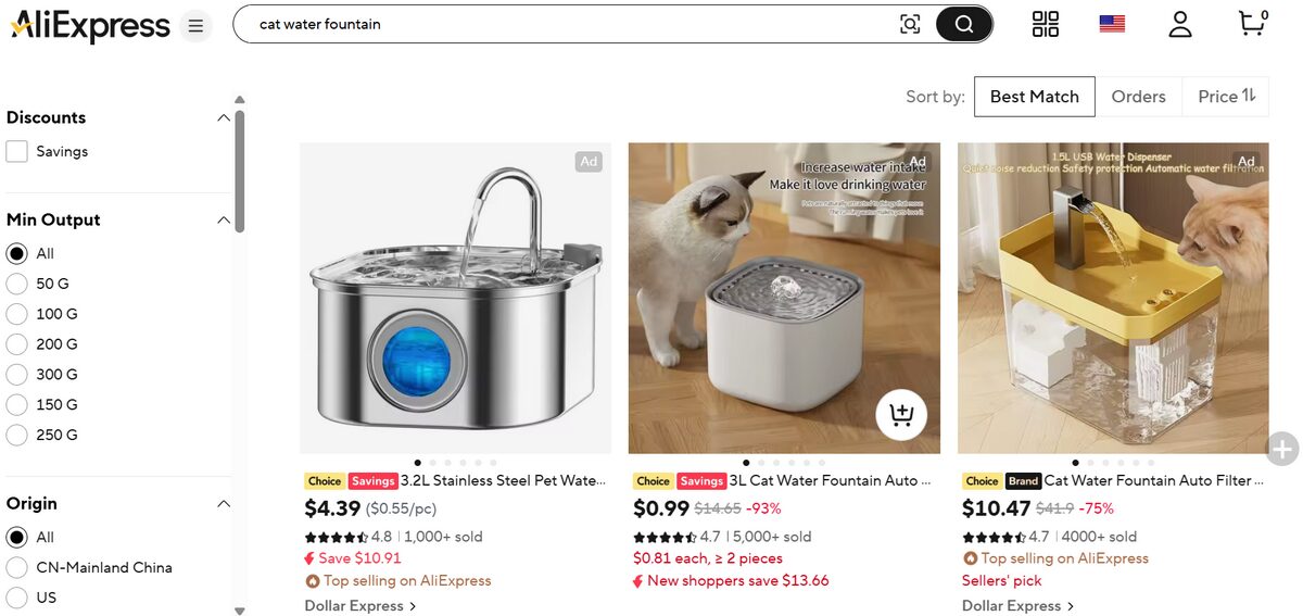 Trending Items Cat Water Fountains On AliExpress