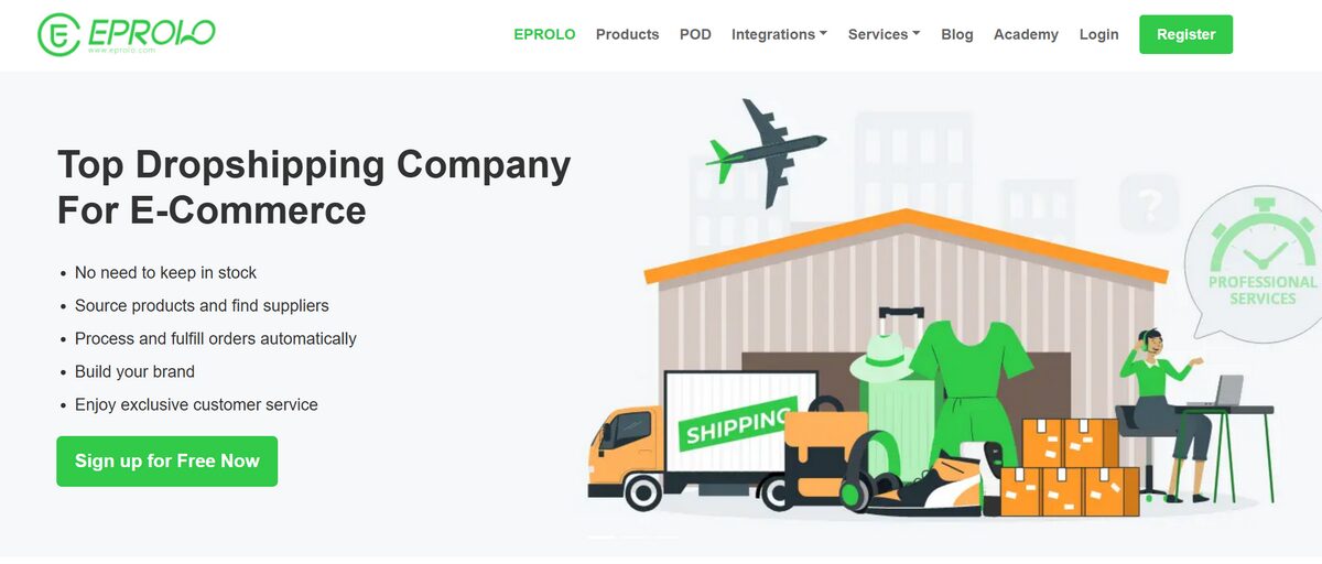 EPROLO dropshipping platform