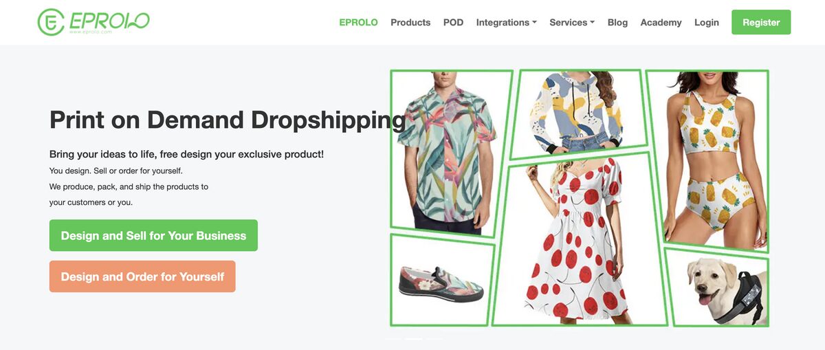 EPROLO, one of the best CJ Dropshipping alternatives in 2025
