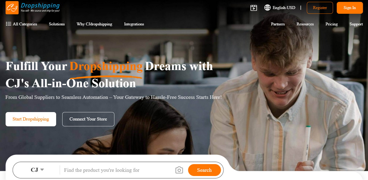 CJDropshipping dropshipping platform as alternative to Spocket in 2025