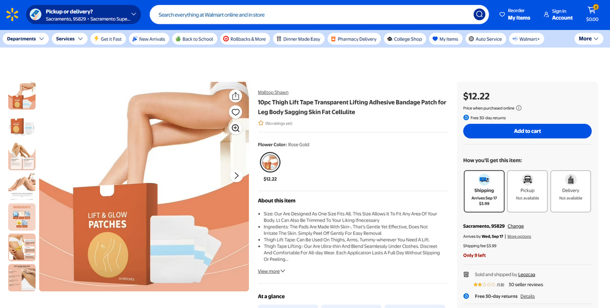 Walmart best suppliers for skin care dropshipping