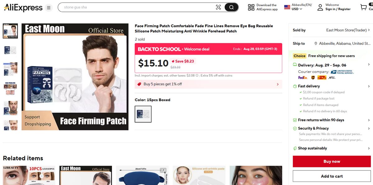 Fin the best products for you Skin Care dropshipping store