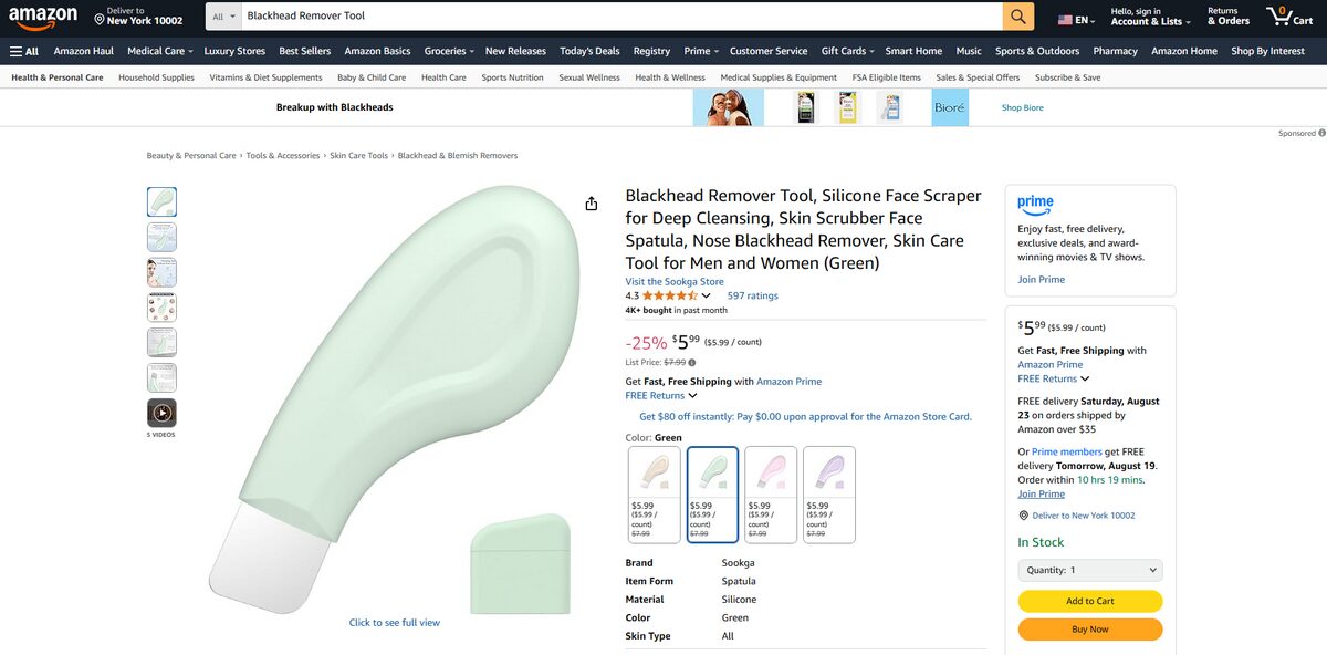 source from Amazon for your skin care dropshipping store