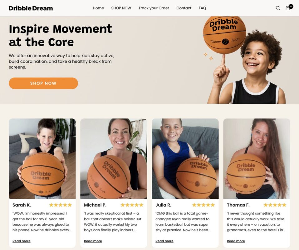 DribbleDream, a minimum viable offer example for Product-Market Fit