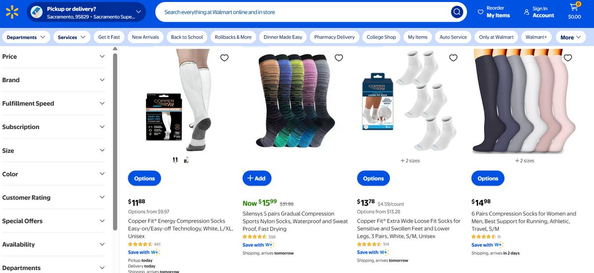Compression Socks in Walmart for Medical Products Supplies Dropshipping