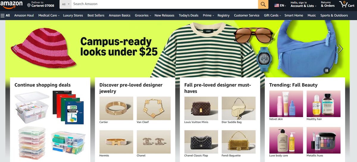 Amazon website as a dropshipping supplier for medical products