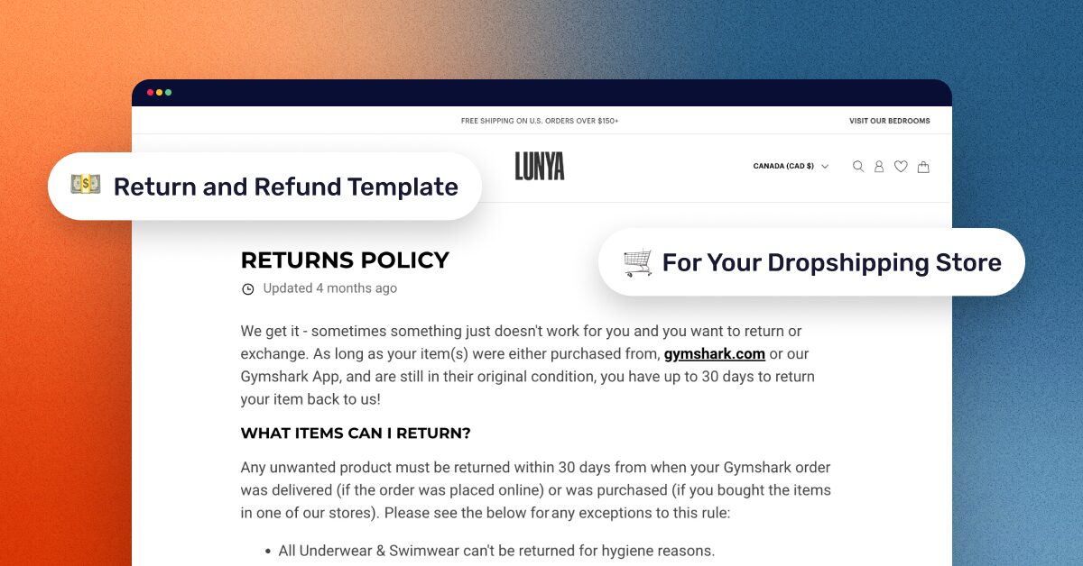 Returns & Refunds Policy: Free Template + Setup Guide For 2025