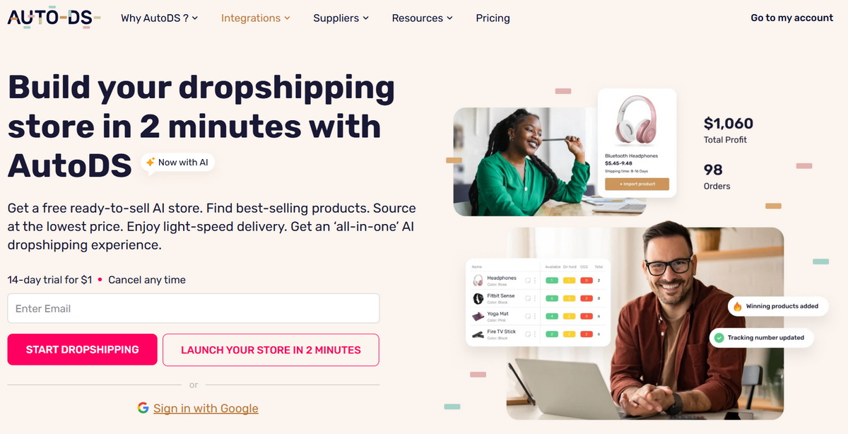 AutoDS best supplier for Home improvement dropshipping 2025