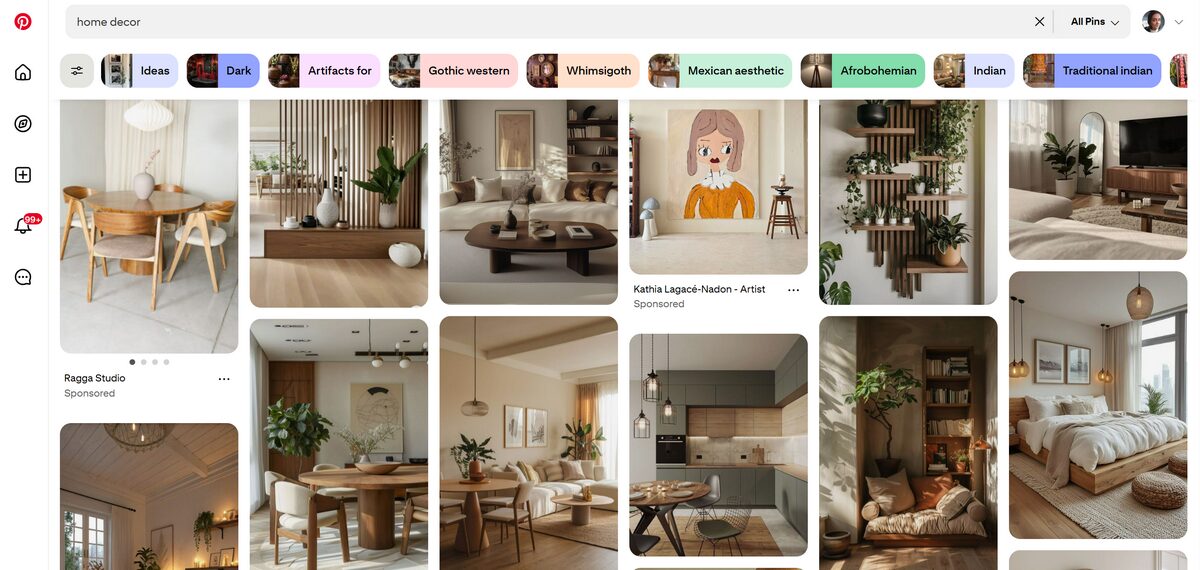 Pinterest images for organic dropshipping