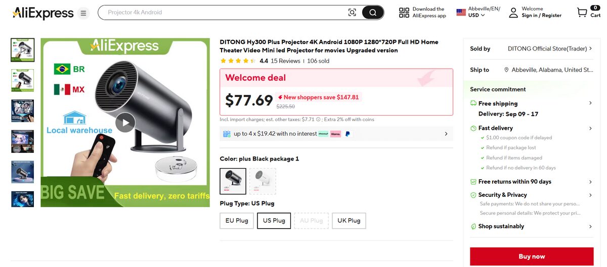 AliExpress trending product for black friday