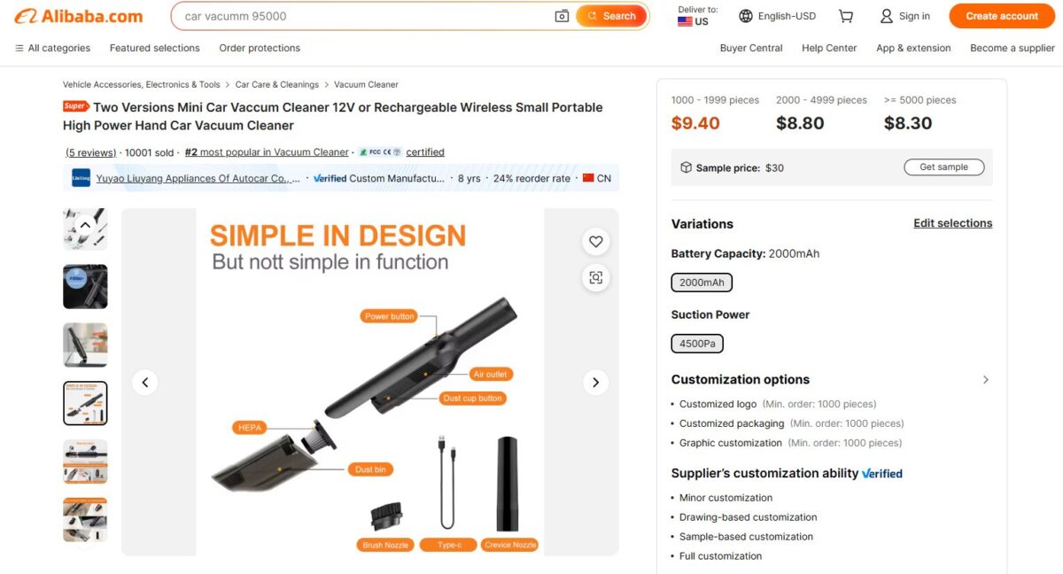 Car vaccum cleaners hot product cyber monday 2025