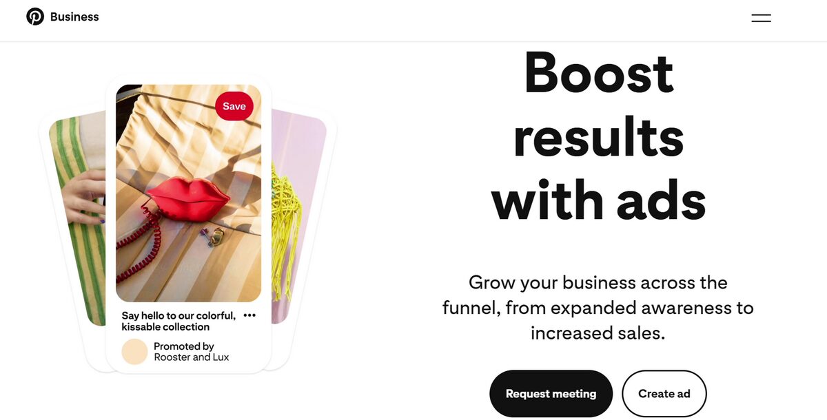 Pinterest Advertising website for running a successful dropshipping ads marketing campaign