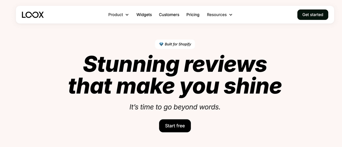 Loox one of the best Shopify review apps