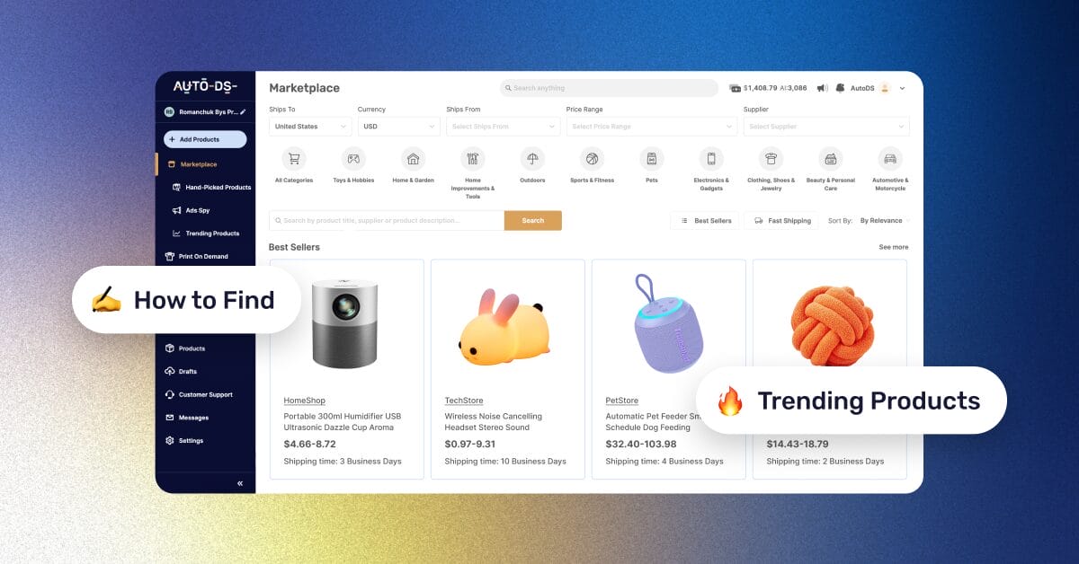 How To Find Trending Products With AutoDS Dropship Automation
