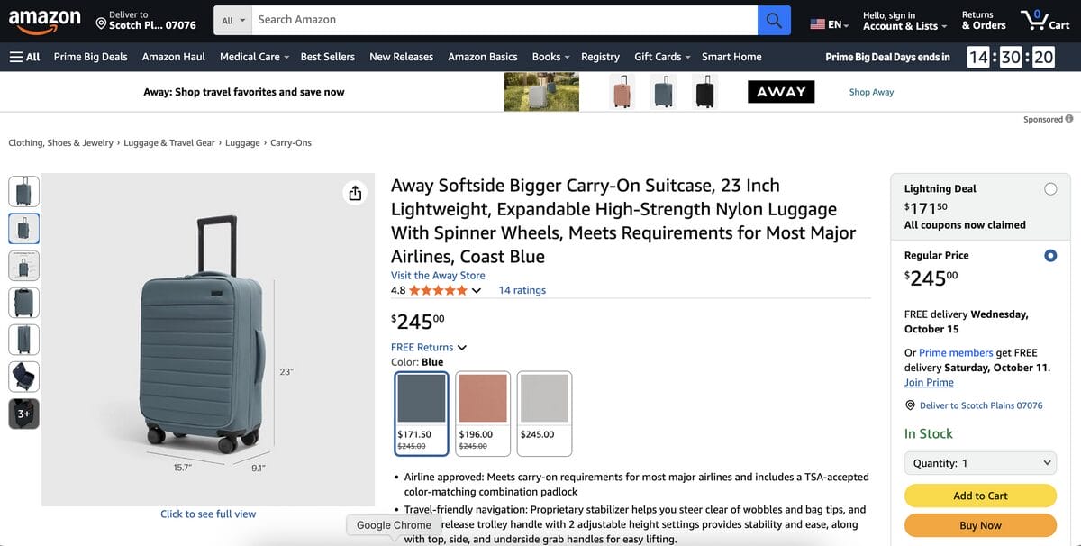 Showing multiple angles for dropshipping product images
