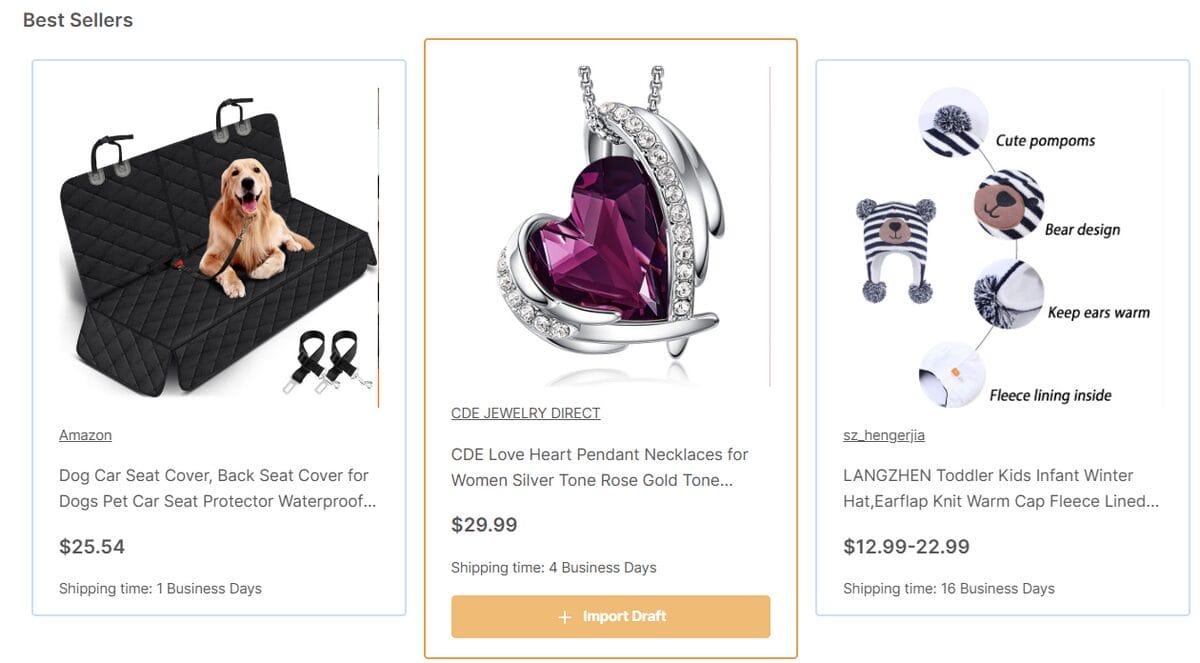 AutoDS Product Import for AI Product Research