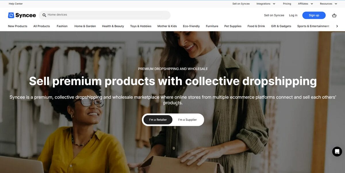 Syncee supplier marketplace