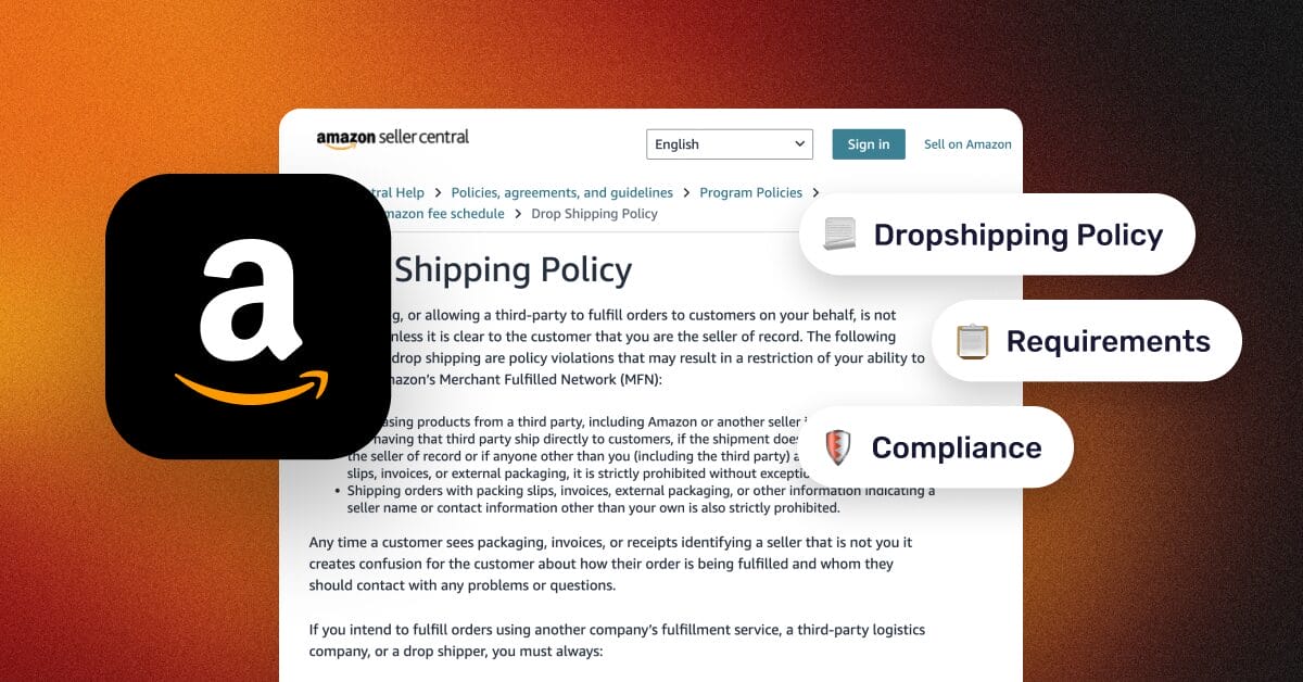 Amazon Dropshipping Policy And Sellers Requirements For 2026