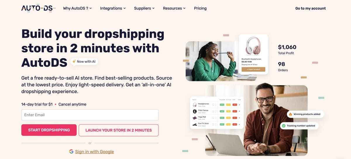 Using AutoDS, the all-in-one dropshipping platform, for legal dropshipping