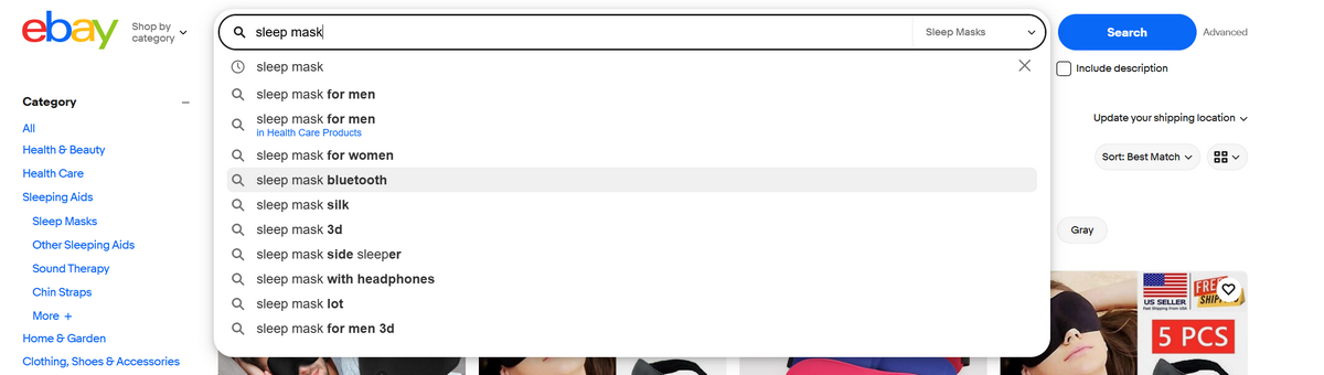 keyword research for ebay selling