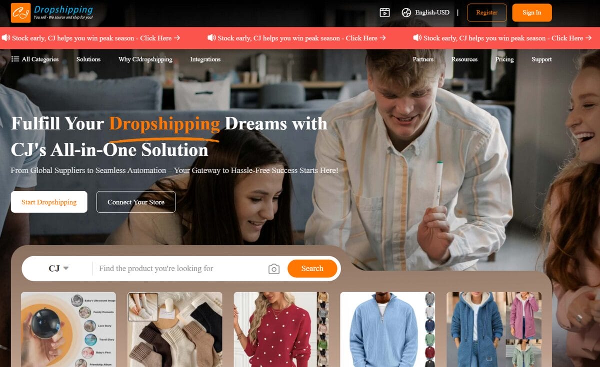 Why Dropship from CJdropshipping to Shopify in 2026?