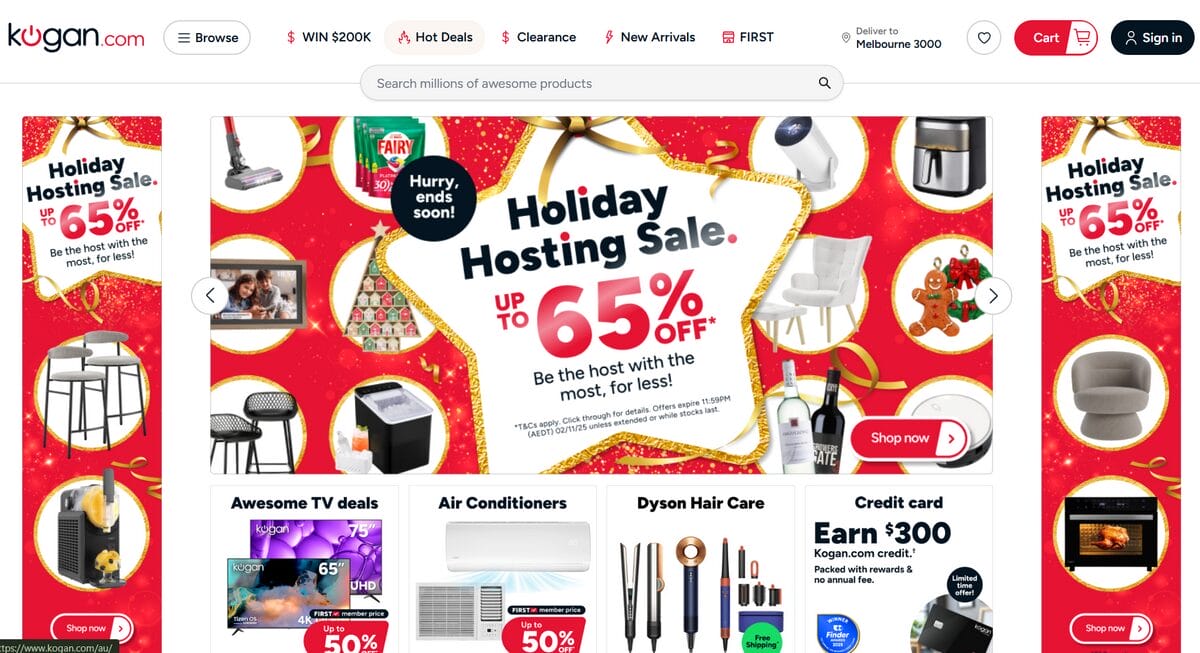 Kogan Australian dropshipping supplier