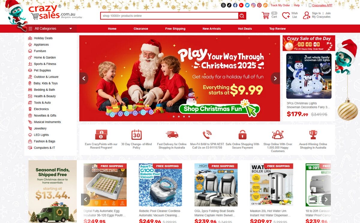 Crazy Sales supplier for dropshipping in Australia