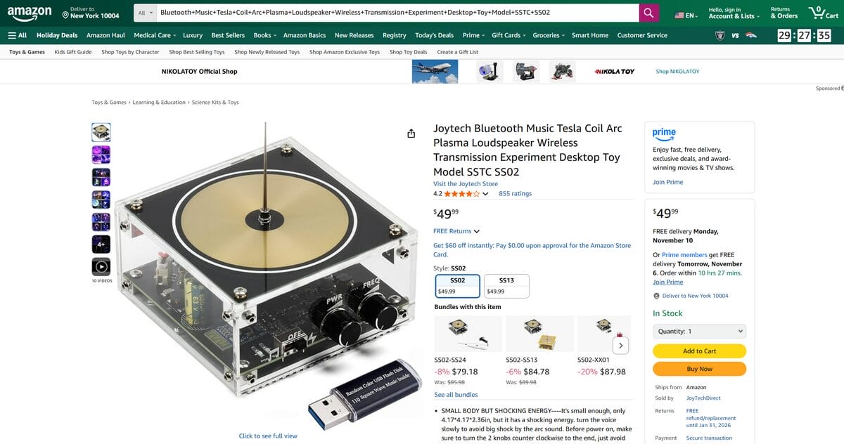 Amazon top items for December 2025