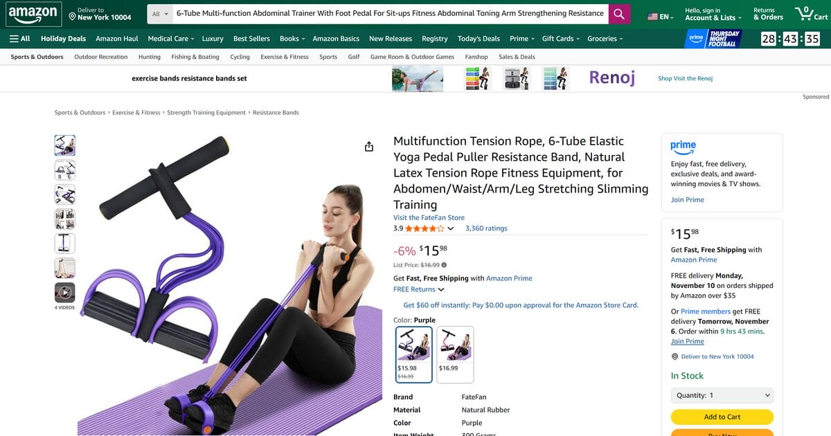 Abdominal trainer viral product dropshipping december