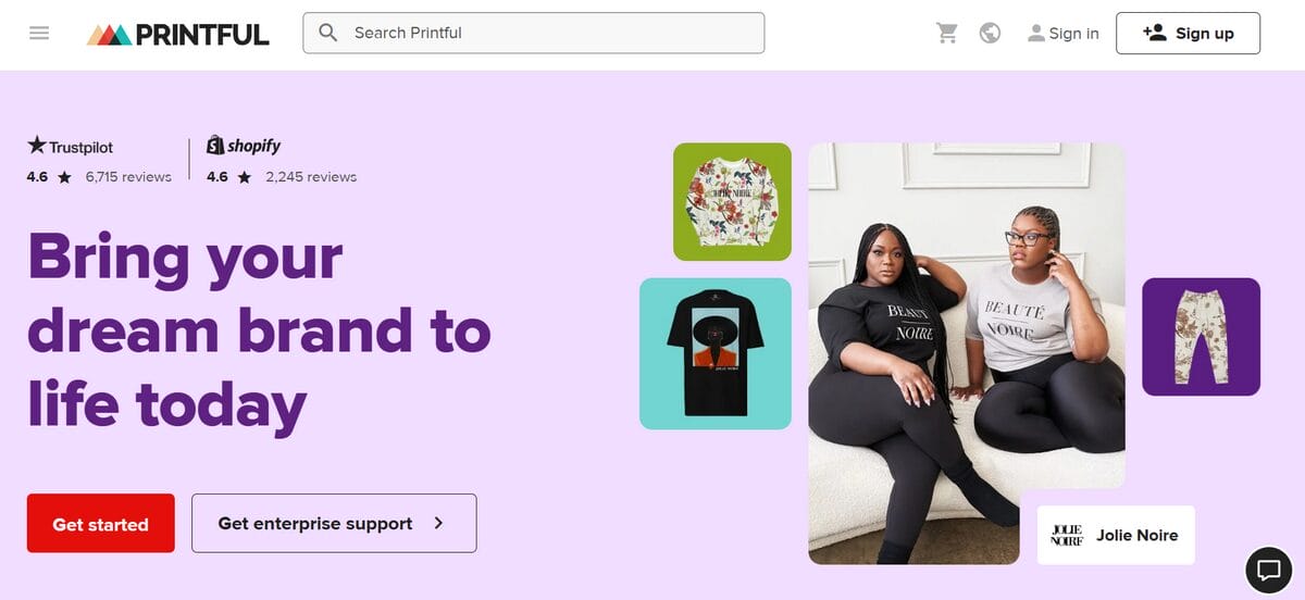 Printful Print-on-Demand service vs AutoDS for dropshippers