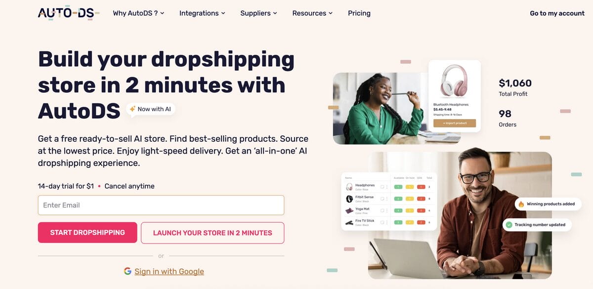 AutoDS, the all-in-one Shopify app that delivers real profitability
