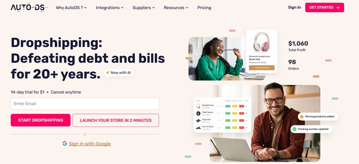 Using AutoDS for Amazon & eBay Dropshipping