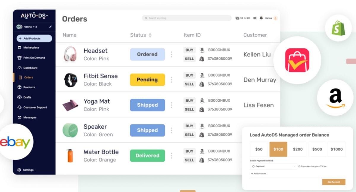 Automated order fulfillment with Fulfilled by AutoDS tool