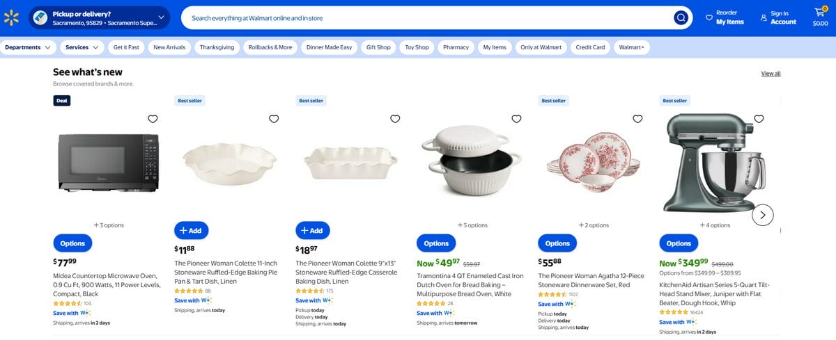 Kitchen and dining Shopify niche dropshipping in Walmart